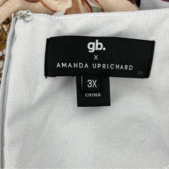 Amanda Uprichard x GB Angela Dress in Camillia Floral Print 3X - Picture 8 of 9